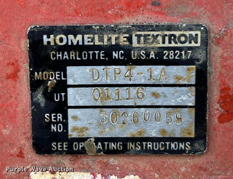 image for item NA9134 Homelite DTP4-1A  pump