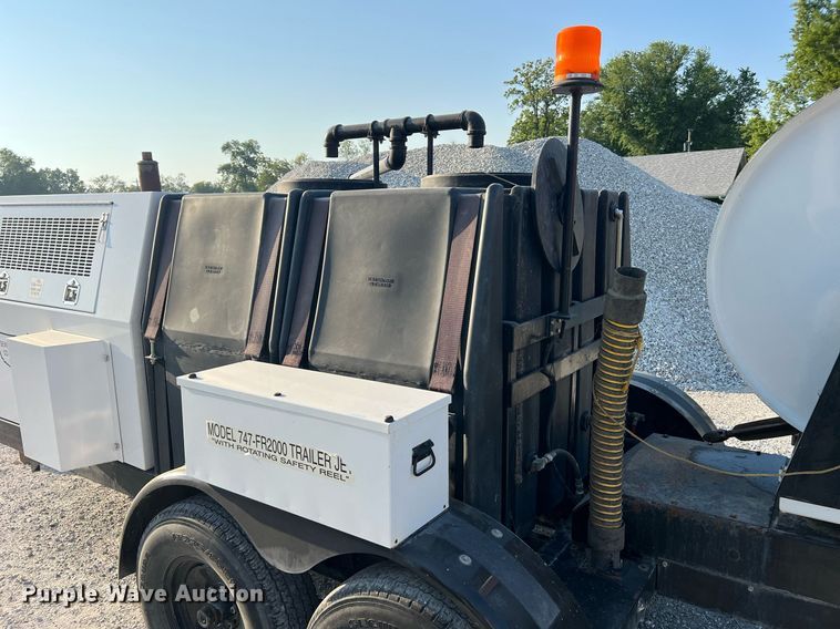 image for item NA9135 2004 Sewer Equipment of America 747-FR2000  sewer jetter trailer