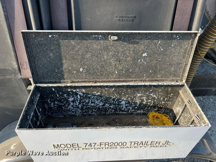 image for item NA9135 2004 Sewer Equipment of America 747-FR2000  sewer jetter trailer