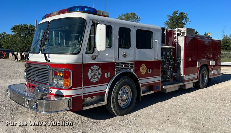 image for item NA9150 1999 American LaFrance Eagle  pumper fire truck