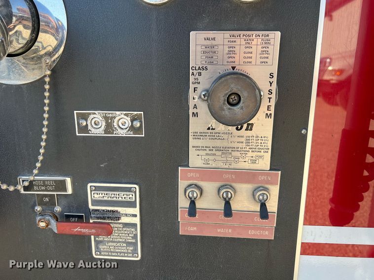 image for item NA9150 1999 American LaFrance Eagle  pumper fire truck