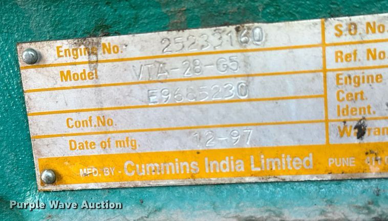 image for item NF9087 Onan 600DFGB  generator