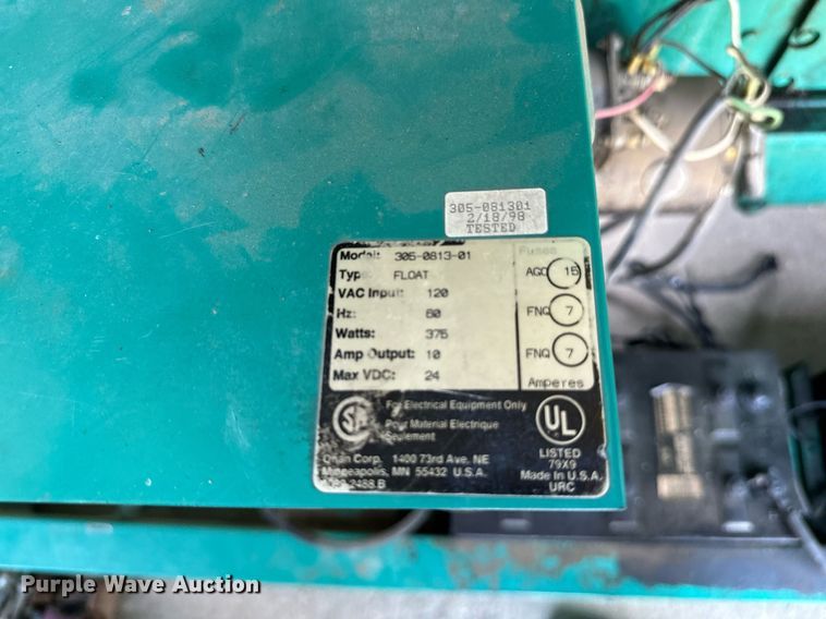 image for item NF9087 Onan 600DFGB  generator