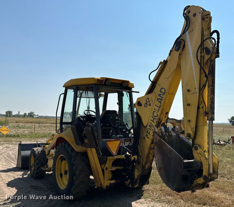 image for item NF9142 2001 New Holland LB90  backhoe