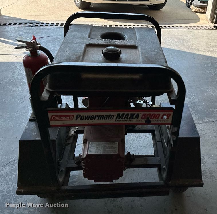 image for item NF9191 Coleman Powermate Maxa 5000 ER  Generator