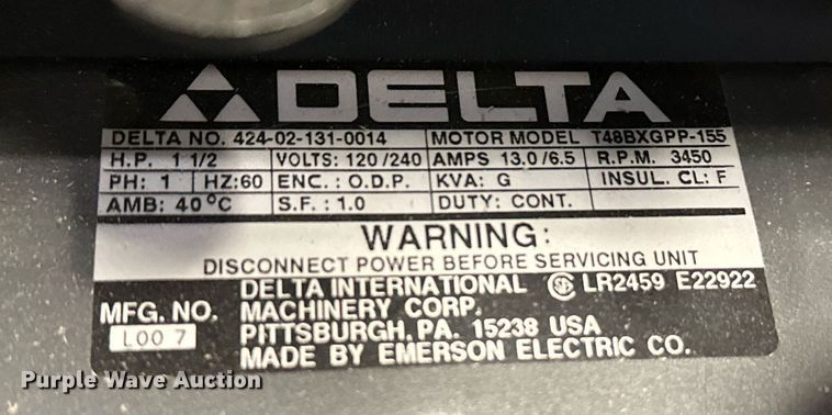 image for item NF9203 Delta 33-830  10" Professional Radial Arm Saw