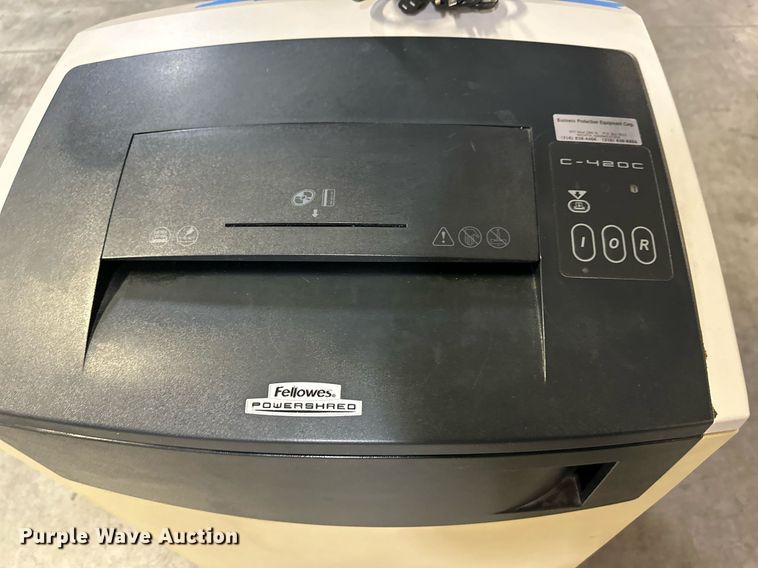 image for item NF9207 Fellowes Powershred C-420C paper shredder