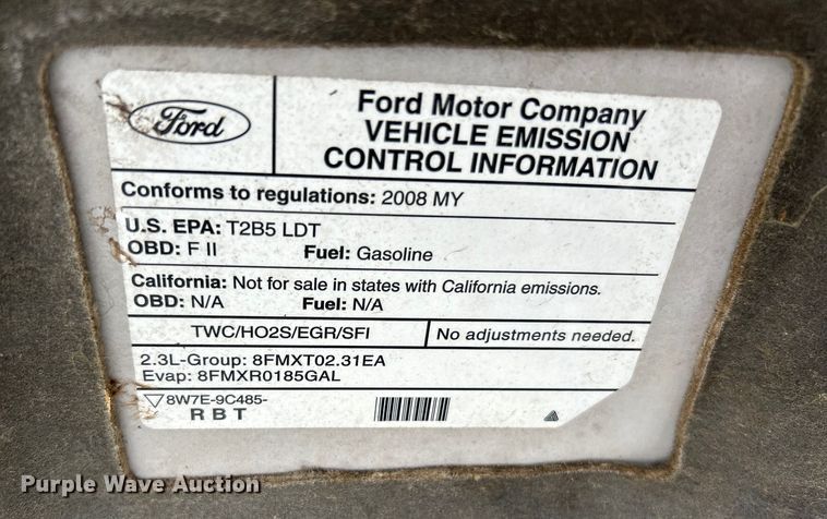 image for item NL9525 2008 Ford Escape  SUV