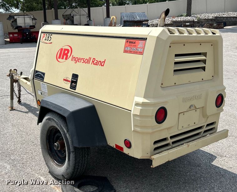 image for item NL9559 2007 Ingersoll Rand P185WJD  air compressor