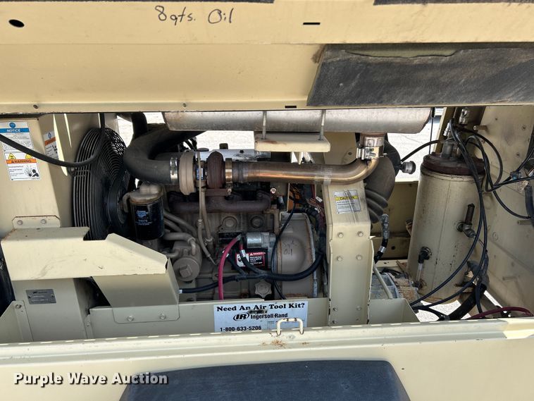 image for item NL9559 2007 Ingersoll Rand P185WJD  air compressor