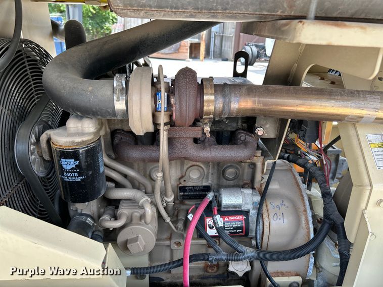 image for item NL9559 2007 Ingersoll Rand P185WJD  air compressor