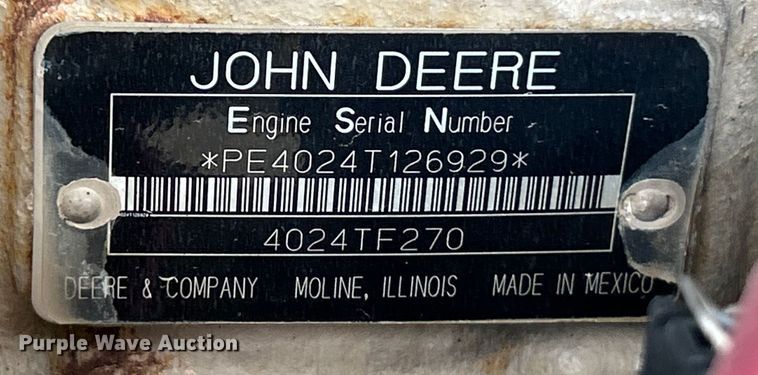 image for item NL9559 2007 Ingersoll Rand P185WJD  air compressor