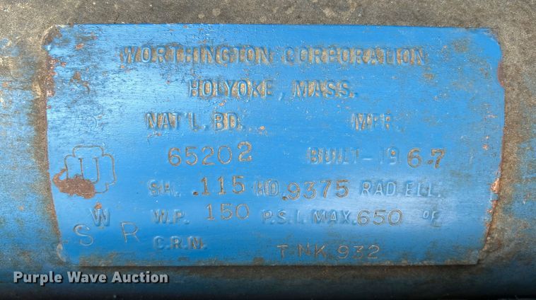 image for item NL9560 Worthington 1866  air compressor