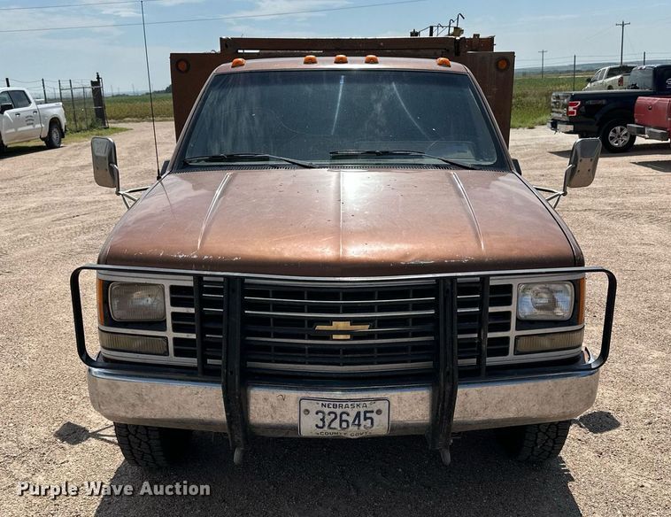 image for item NP9453 1990  Chevrolet C3500  utility bed pickup truck