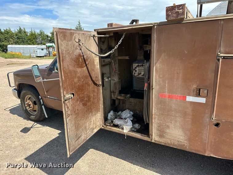 image for item NP9453 1990  Chevrolet C3500  utility bed pickup truck