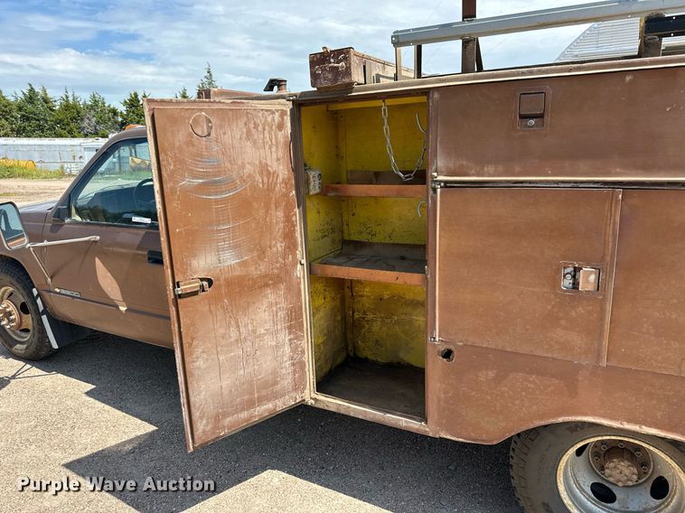 image for item NP9453 1990  Chevrolet C3500  utility bed pickup truck