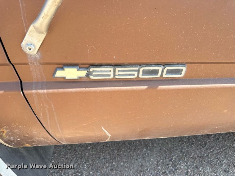 image for item NP9453 1990  Chevrolet C3500  utility bed pickup truck