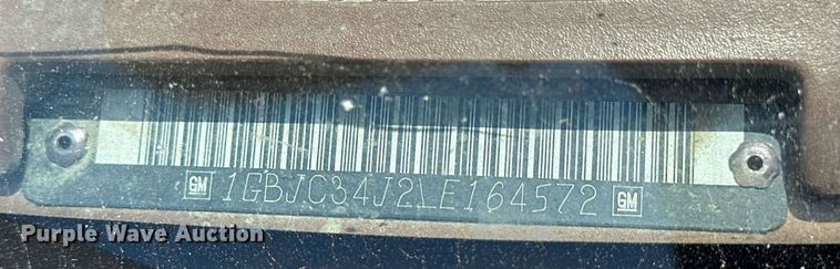 image for item NP9453 1990  Chevrolet C3500  utility bed pickup truck