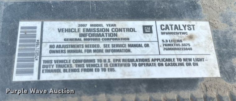 image for item NP9454 2007 Chevrolet Silverado Classic 1500  pickup truck