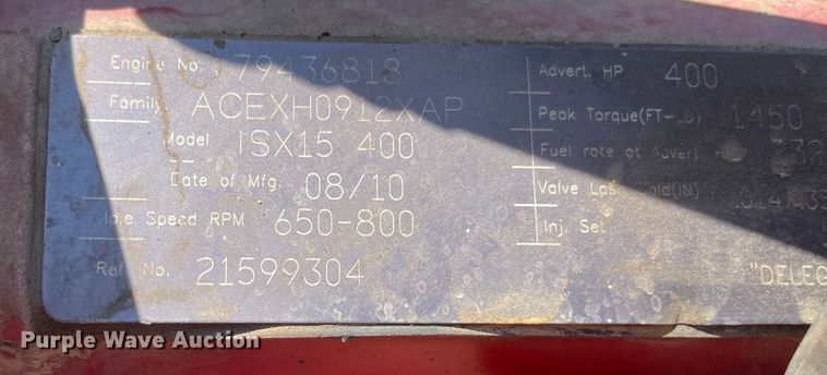 image for item NT9449 2011 Volvo dump truck