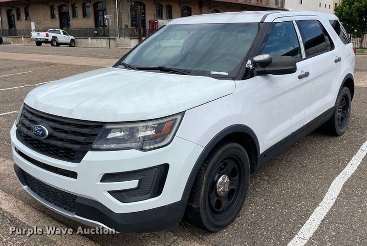 image for item NT9451 2017 Ford Explorer Police Interceptor  SUV