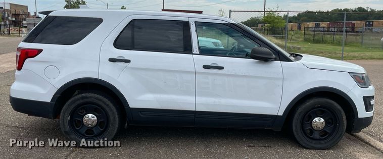 image for item NT9451 2017 Ford Explorer Police Interceptor  SUV