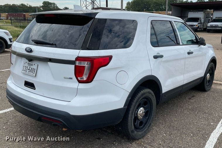 image for item NT9451 2017 Ford Explorer Police Interceptor  SUV