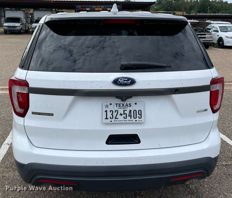 image for item NT9451 2017 Ford Explorer Police Interceptor  SUV