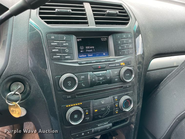 image for item NT9451 2017 Ford Explorer Police Interceptor  SUV