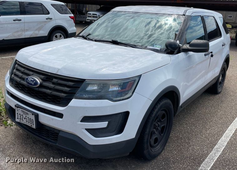 image for item NT9452 2017 Ford Explorer Police Interceptor  SUV