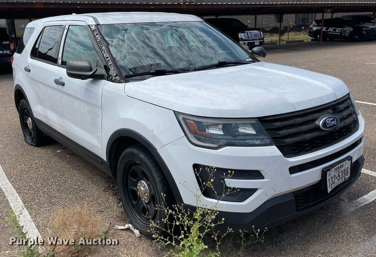 image for item NT9452 2017 Ford Explorer Police Interceptor  SUV