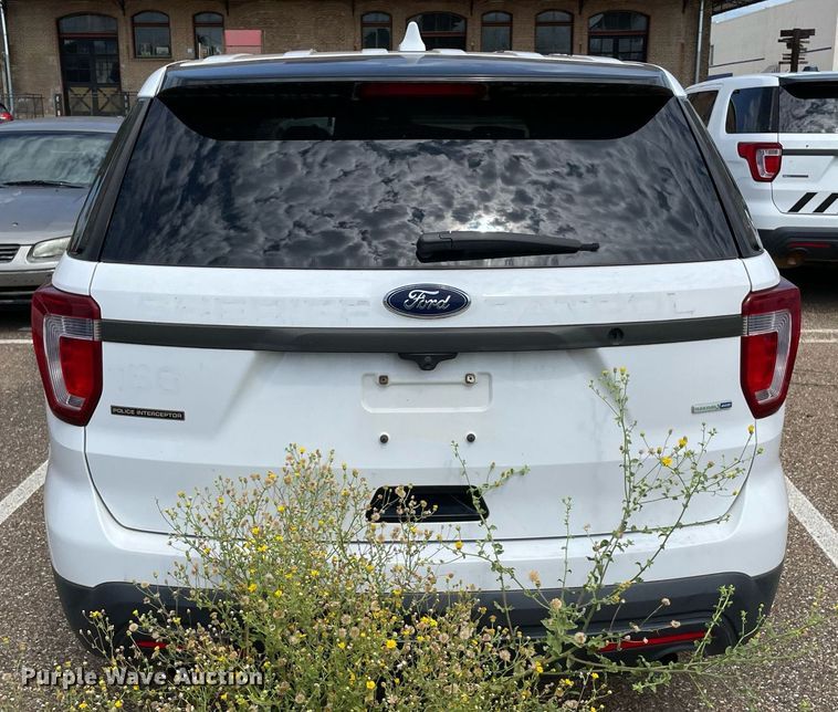 image for item NT9452 2017 Ford Explorer Police Interceptor  SUV