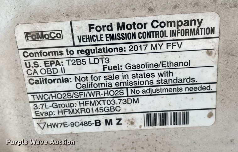 image for item NT9452 2017 Ford Explorer Police Interceptor  SUV