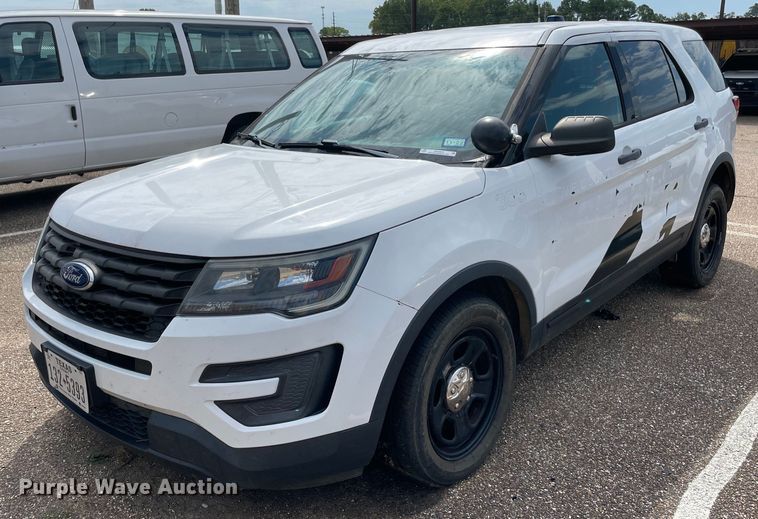image for item NT9453 2017 Ford Explorer Police Interceptor  SUV