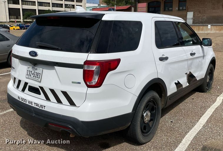 image for item NT9453 2017 Ford Explorer Police Interceptor  SUV