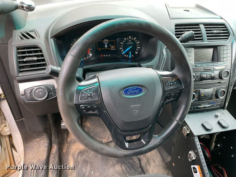 image for item NT9453 2017 Ford Explorer Police Interceptor  SUV