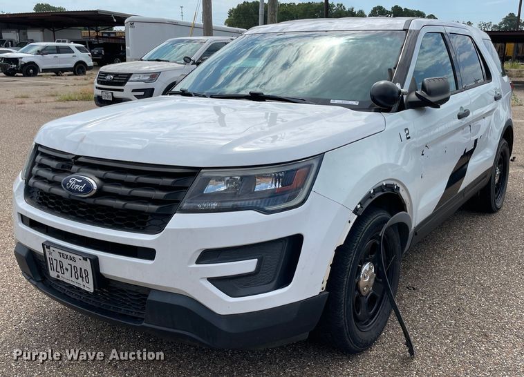 image for item NT9454 2017 Ford Explorer Police Interceptor  SUV