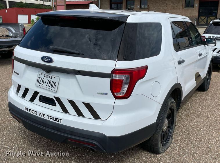 image for item NT9454 2017 Ford Explorer Police Interceptor  SUV