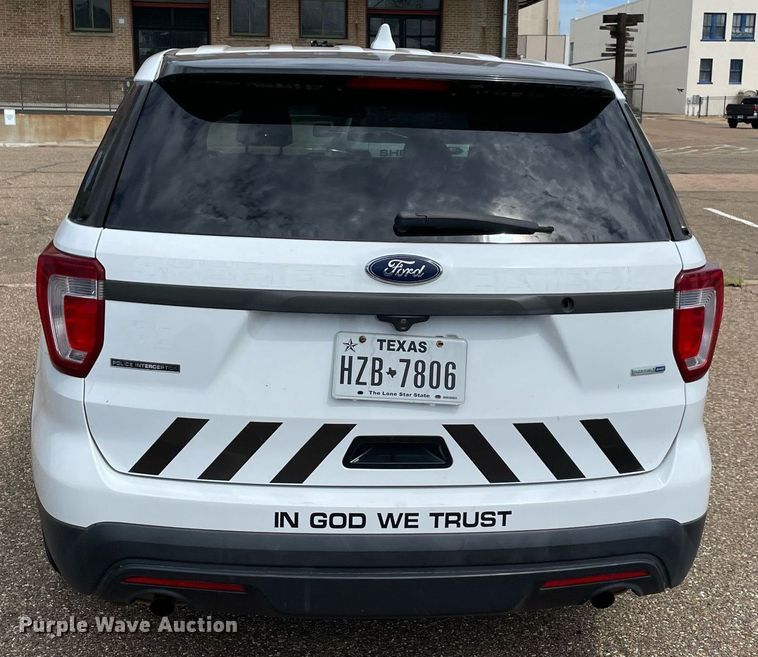 image for item NT9454 2017 Ford Explorer Police Interceptor  SUV