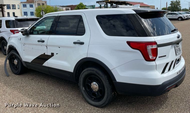image for item NT9454 2017 Ford Explorer Police Interceptor  SUV