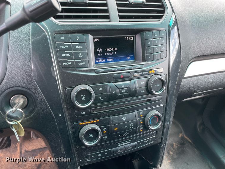 image for item NT9454 2017 Ford Explorer Police Interceptor  SUV