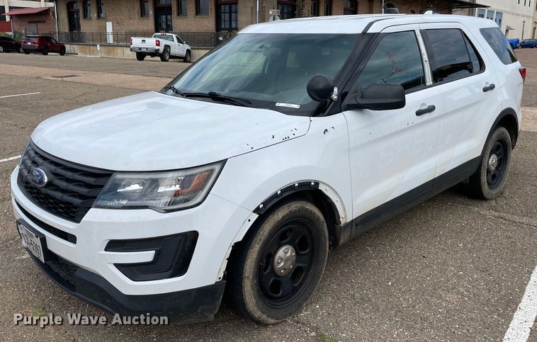 image for item NT9455 2017 Ford Explorer Police Interceptor  SUV