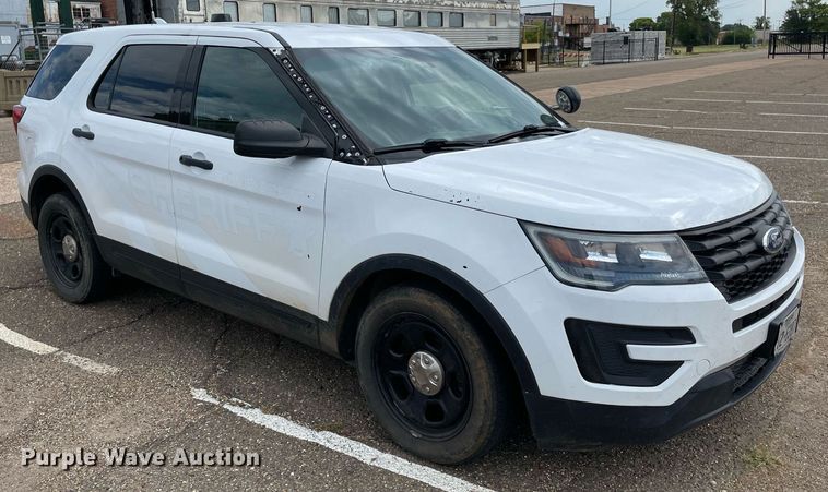 image for item NT9455 2017 Ford Explorer Police Interceptor  SUV