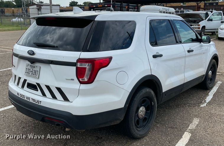 image for item NT9455 2017 Ford Explorer Police Interceptor  SUV