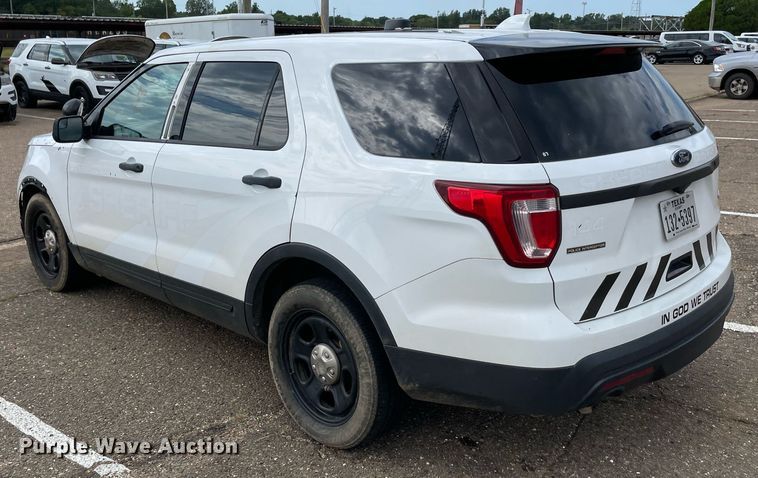 image for item NT9455 2017 Ford Explorer Police Interceptor  SUV