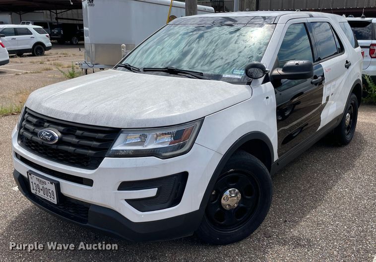 image for item NT9456 2017 Ford Explorer Police Interceptor  SUV