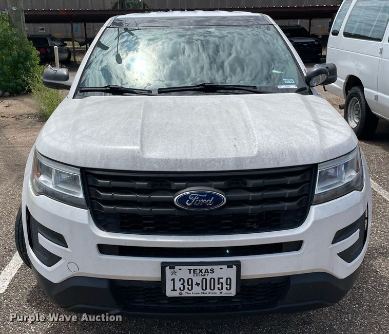 image for item NT9456 2017 Ford Explorer Police Interceptor  SUV