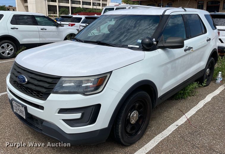 image for item NT9458 2017 Ford Explorer Police Interceptor  SUV
