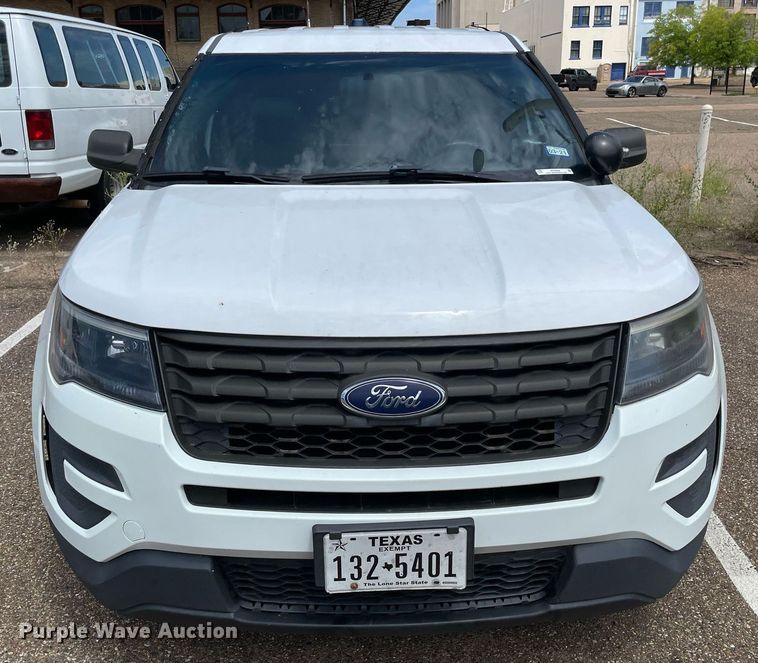 image for item NT9458 2017 Ford Explorer Police Interceptor  SUV