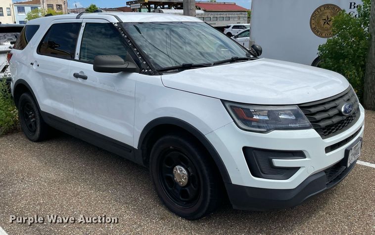 image for item NT9458 2017 Ford Explorer Police Interceptor  SUV